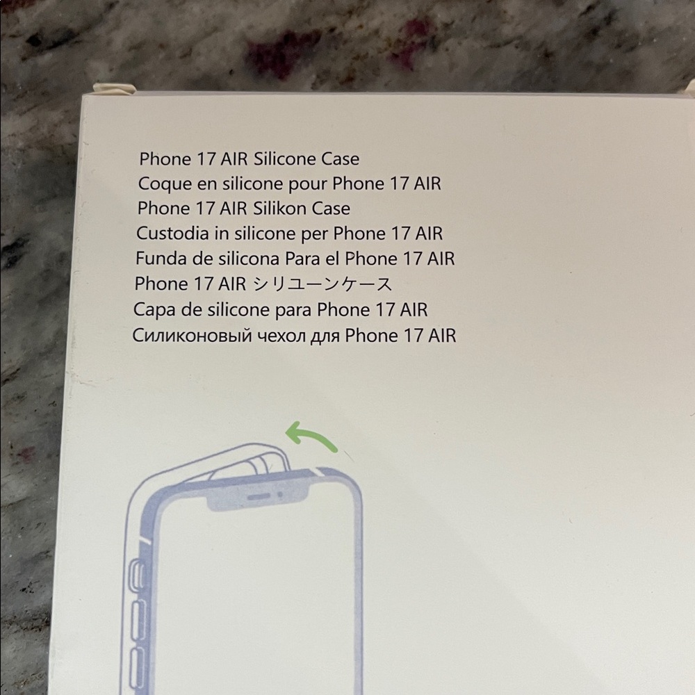 NEW As-is Clear Silicone Case for iPhone 17 Air - Picture 3 of 7